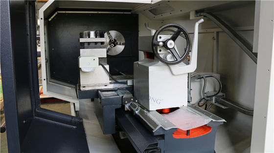 中国CNCの旋盤機械平床式トレーラーCNCの旋盤Siemens CAK6180