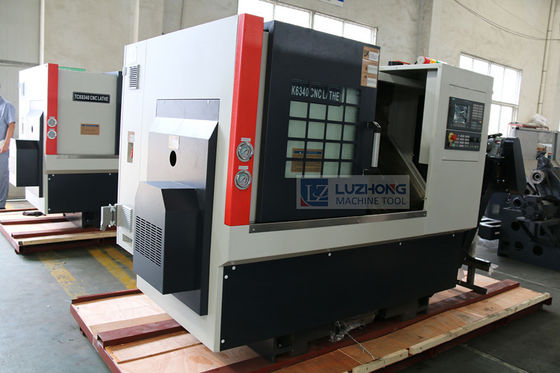 TCK6350傾斜のベッドCNCの旋盤中心CNCの回転機械